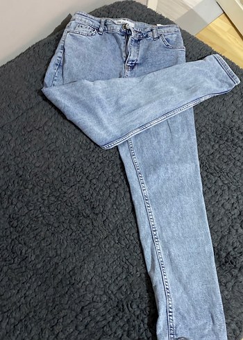 Gri Kadın Denim Jean Pantolon - Görsel 2