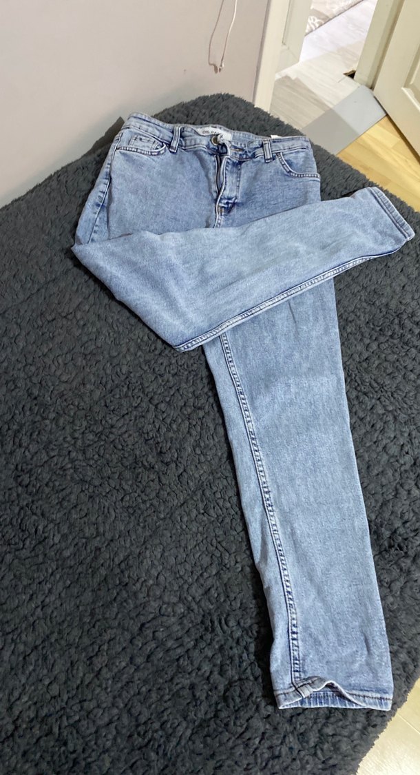 Gri Kadın Denim Jean Pantolon - Görsel 2