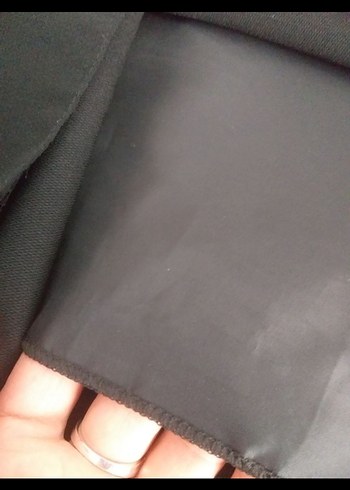 Diğer siyahDrapeli Kadın Kalem Etek