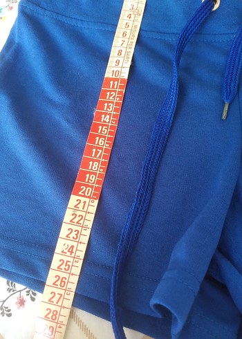 s Beden Mavi Spor Kadın Şortu