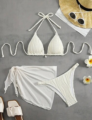 Etekli bikini takımı