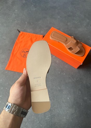 37 Beden kahverengi Renk Hermes oran Terlik