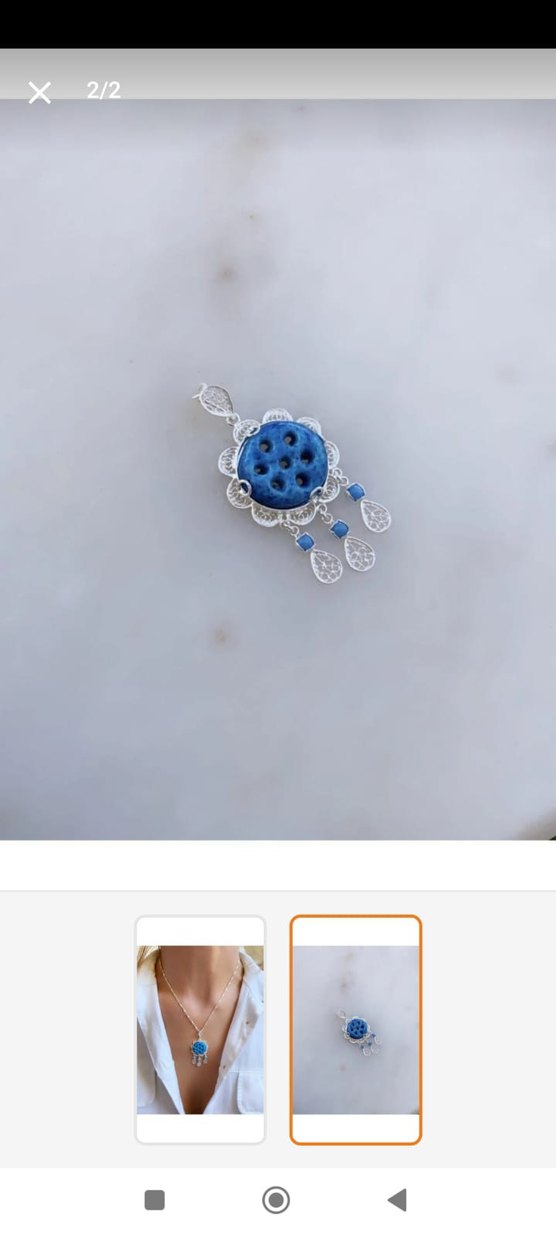 Mardin Midyat gümüş kolye modelleri - Görsel 2