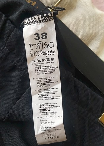 s Beden Siyah Pilili Midi Kadin kumaş pantolon