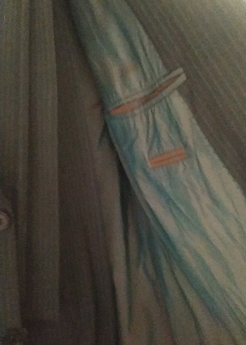 Çizgili Düğmeli Erkek Takım Elbise - Görsel 3