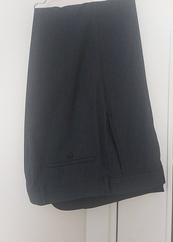 Çizgili Düğmeli Erkek Takım Elbise - Görsel 4