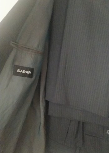 Çizgili Düğmeli Erkek Takım Elbise - Görsel 2