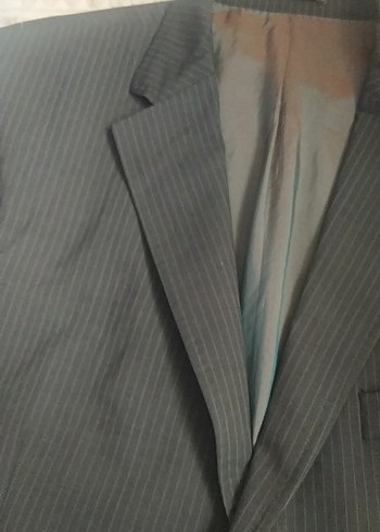 Çizgili Düğmeli Erkek Takım Elbise - Görsel 5