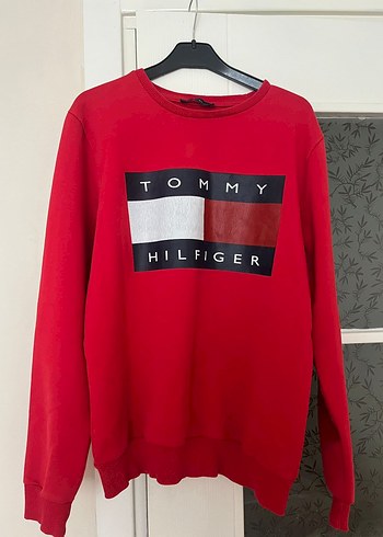 Tommy Hilfiger Erkek Kırmızı Sweatshirt
