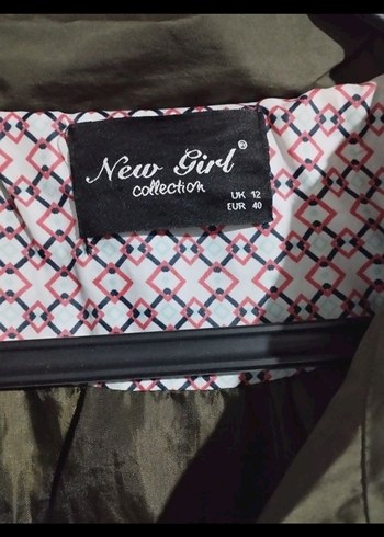 yeşil Düğmeli Street Style Kadın Ceket - Görsel 3