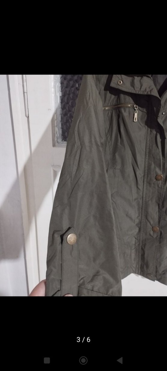 yeşil Düğmeli Street Style Kadın Ceket - Görsel 2