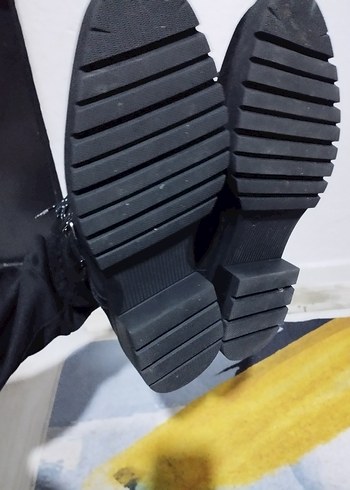 Siyah Tokalı Grunge Punk Kadın Botları - Görsel 7