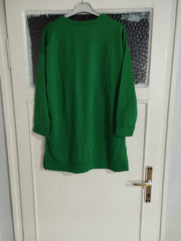 Yeşil Uzun Kollu tunik - Görsel 3