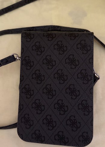  Beden Siyah Desenli Guess Kadın Çapraz Çanta Telefon çantası