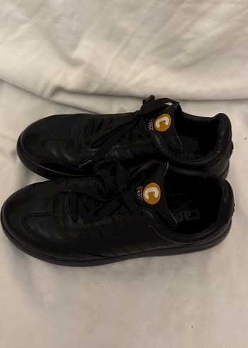 Camper Siyah Ayakkabı Velcro Bağcıklı