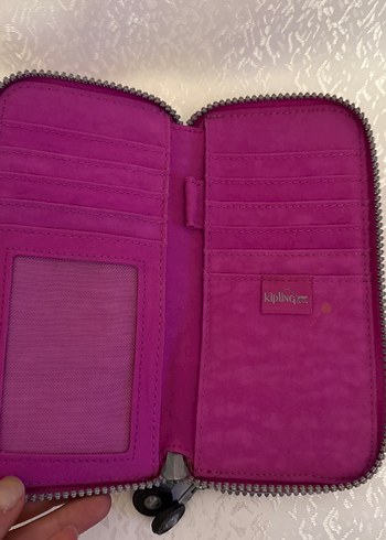 Beden Kipling Fermuarlı Pembe Kadın Cüzdanı