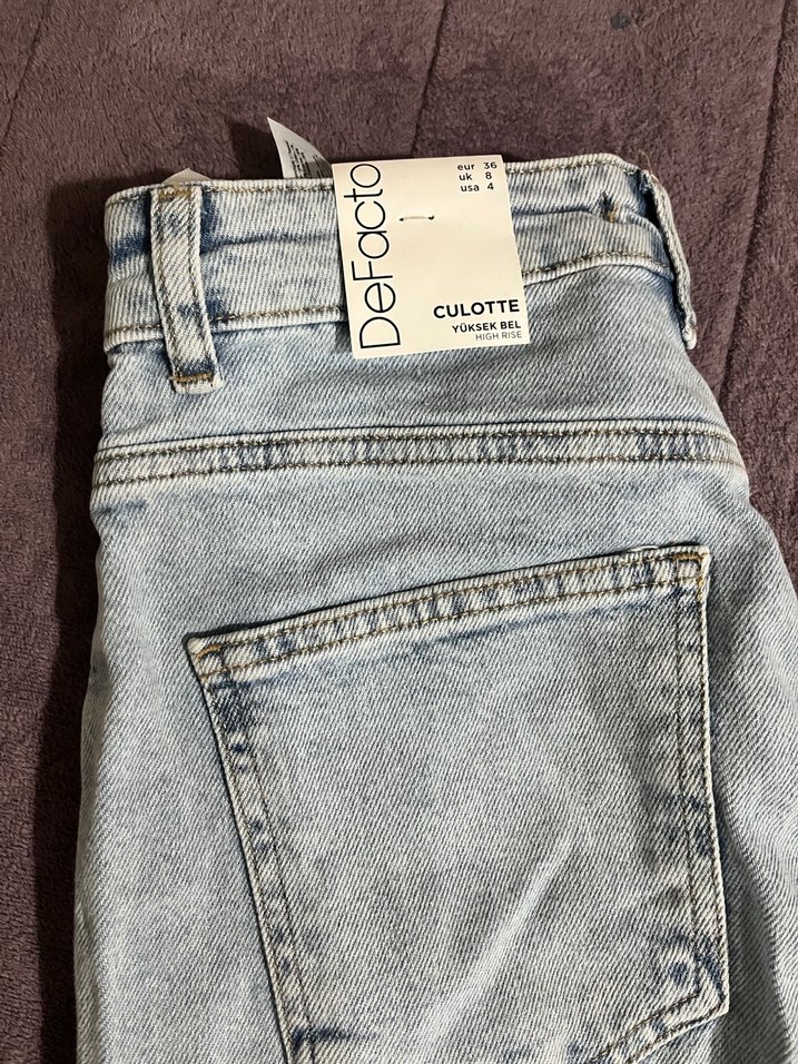 etiketli sıfır defacto jean - Görsel 2