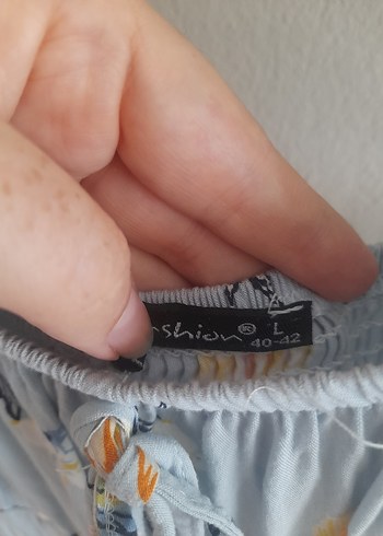 40 Beden gri Renk mavi Çiçek Desenli Uzun Bohem Elbise