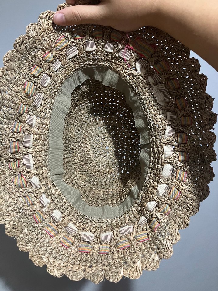 Renkli Fırfırlı Bohem Örgü Şapka - Görsel 4