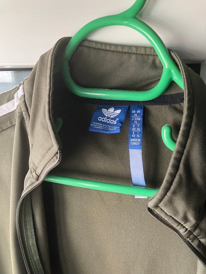 Adidas Yeşil Fermuarlı Kadın Spor Ceket - Görsel 2