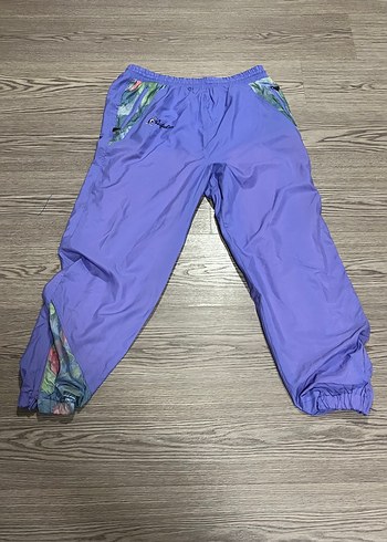 Mor Bağcıklı Salaş Pantolon