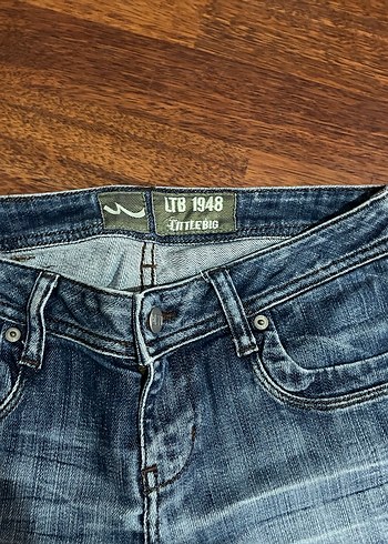 Lacivert Kadın Denim Rahat Kesim Jean - Görsel 2