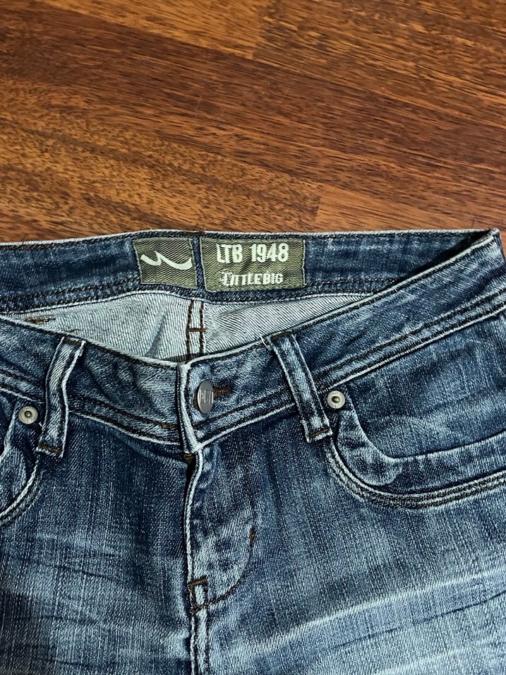 Lacivert Kadın Denim Rahat Kesim Jean - Görsel 2