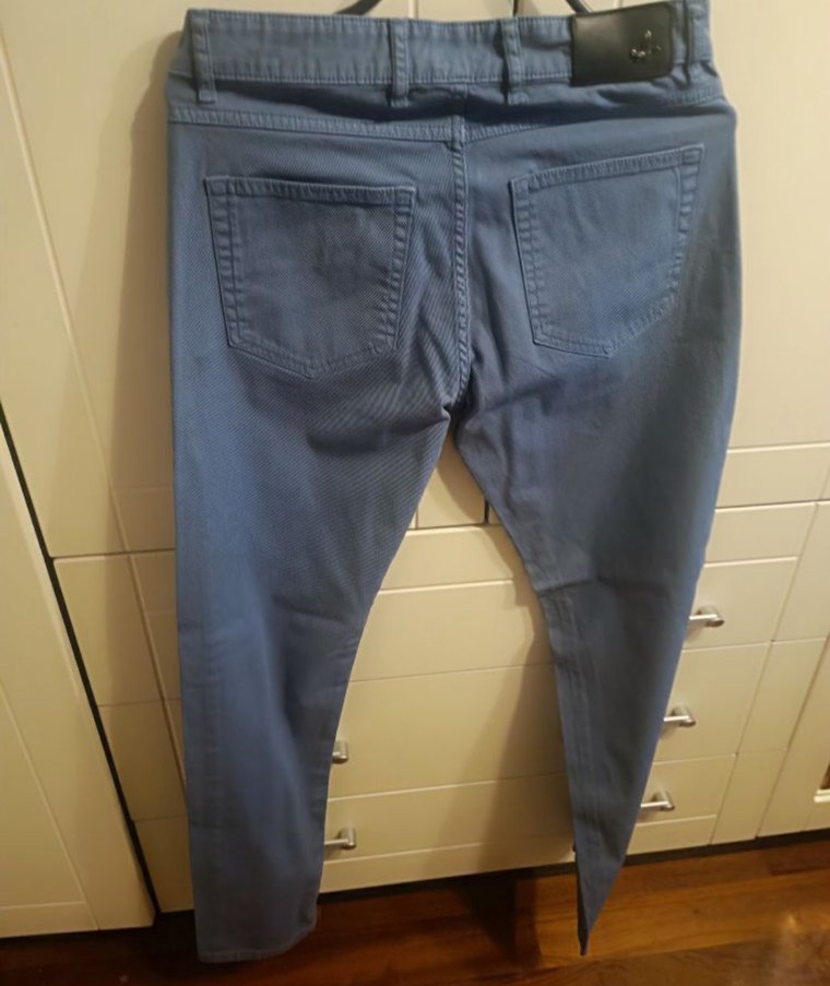 Beymen club marka Gri mavi Regular Fit Erkek Kot Pantolon - Görsel 4