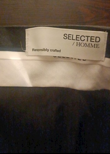 Vakkorama Selected Erkek Gri Rahat Kesim Kumaş Pantolon - Görsel 5