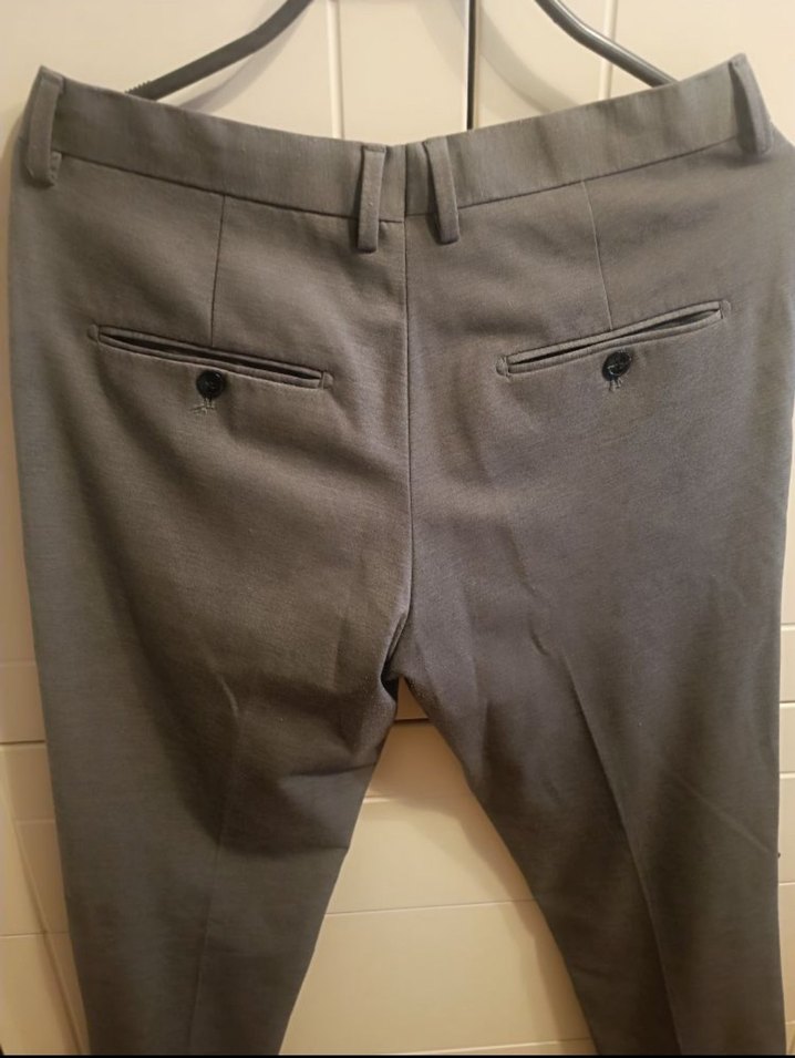 Vakkorama Selected Erkek Gri Rahat Kesim Kumaş Pantolon - Görsel 2