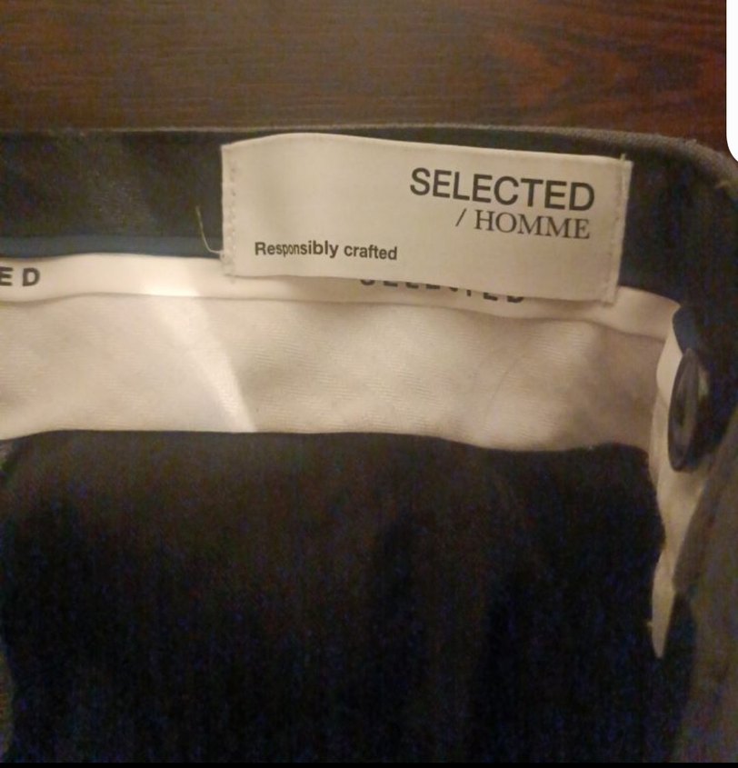 Vakkorama Selected Erkek Gri Rahat Kesim Kumaş Pantolon - Görsel 5