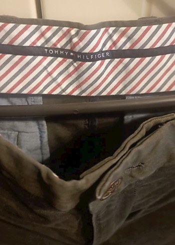 Tommy Hilfiger Gri Erkek Denim Pantolon, Regular Fit - Görsel 2