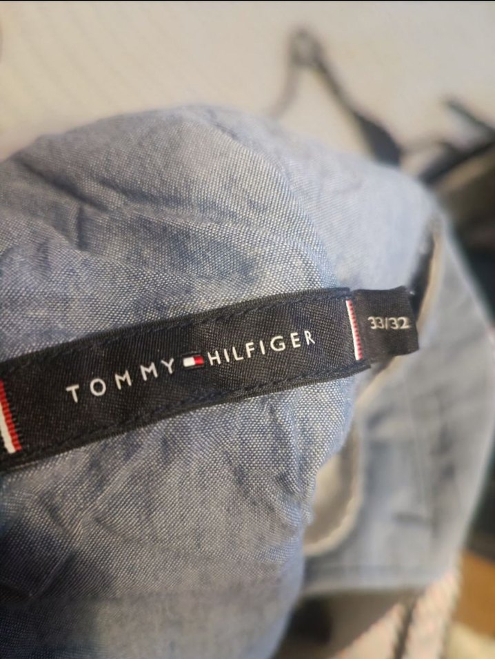 Tommy Hilfiger Gri Erkek Denim Pantolon, Regular Fit - Görsel 4
