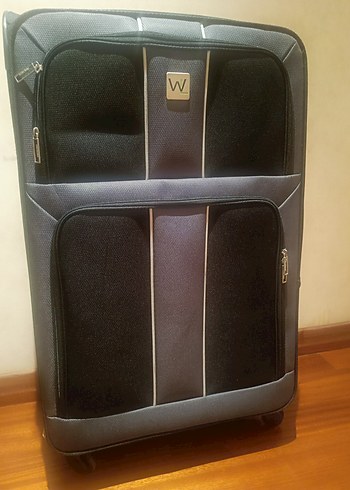 Klasik Gri Tokalı Valiz - Görsel 2