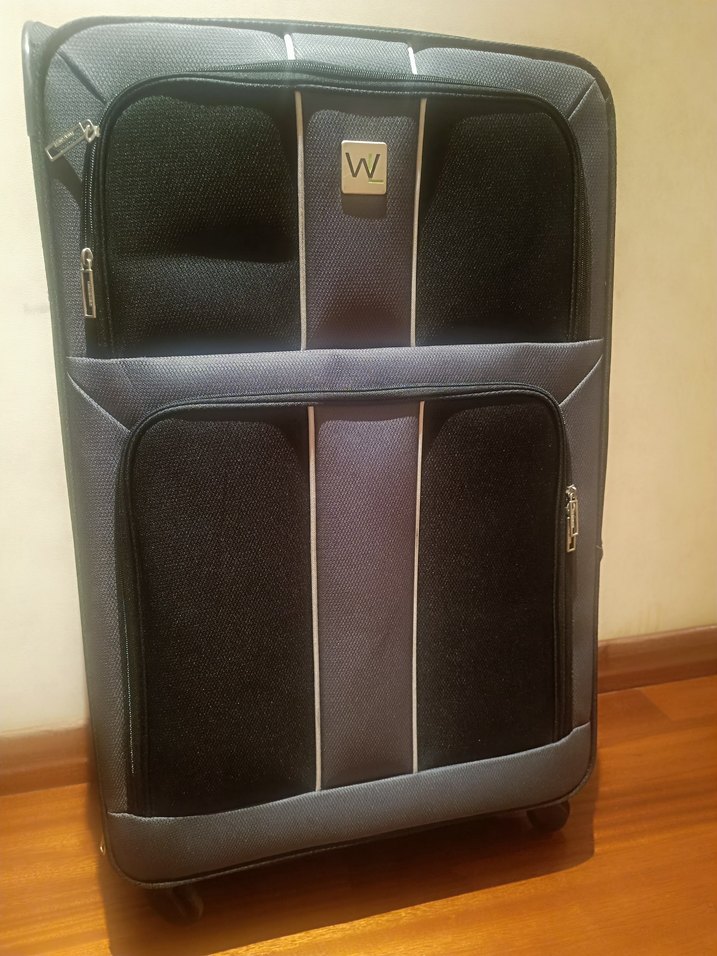 Klasik Gri Tokalı Valiz - Görsel 2