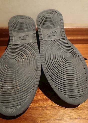 Siyah Bağcıklı Nike Spor Ayakkabı - Görsel 5