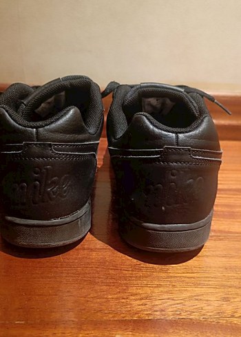 Siyah Bağcıklı Nike Spor Ayakkabı - Görsel 3