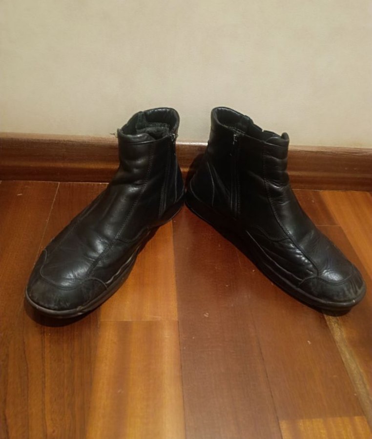 Ceyo Siyah Erkek Deri Bot - Görsel 2