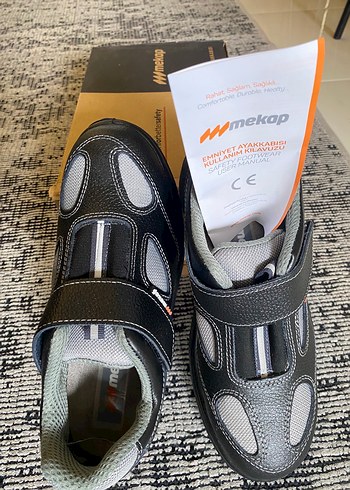 Mekap marka iş güvenliği ayakkabısı 40 numara yazlık - Görsel 3