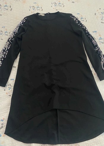 Siyah Uzun Kollu Salaş Tunik