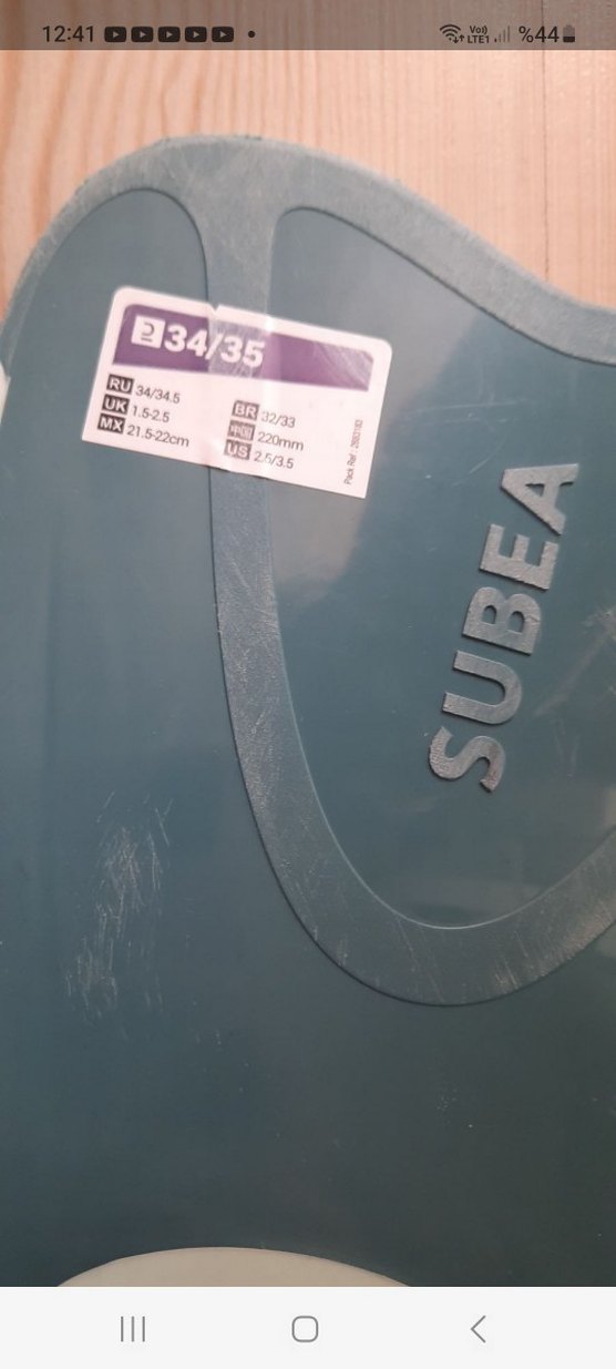 Mavi Erkek Lastik Plaj Yüzme Paleti - Görsel 4