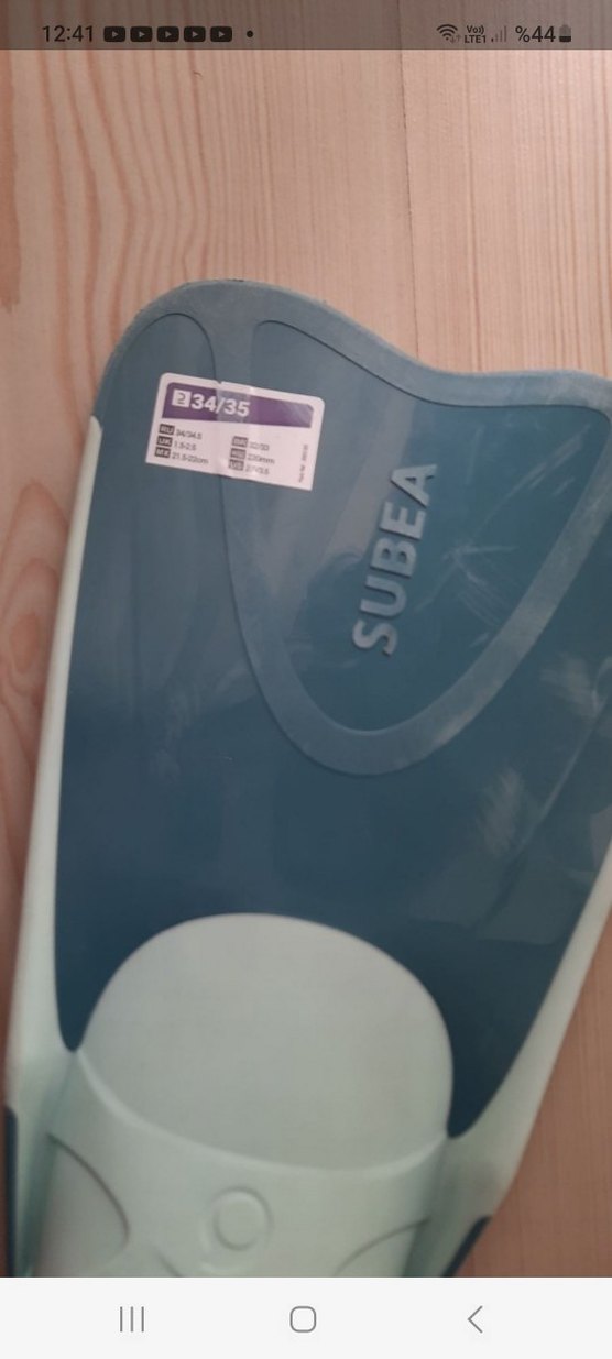 Mavi Erkek Lastik Plaj Yüzme Paleti - Görsel 5