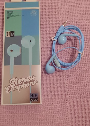 Pastel Mavi Stereo Kulaklık - Görsel 3