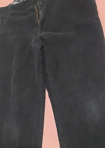 lacivert kadife pantolon. bel 47 cm. boy 96 cm - Görsel 5