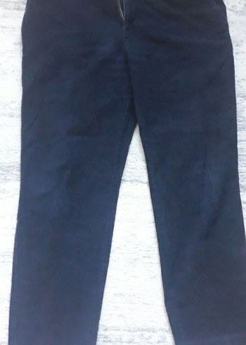 lacivert kadife pantolon. bel 47 cm. boy 96 cm - Görsel 6