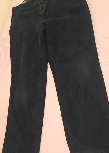 lacivert kadife pantolon. bel 47 cm. boy 96 cm - Görsel 4