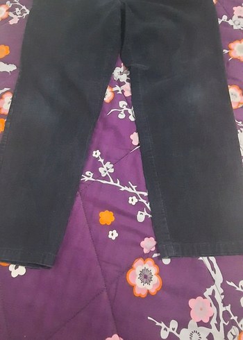 lacivert kadife pantolon. bel 47 cm. boy 96 cm - Görsel 2