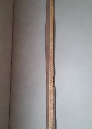 Bej Süet Tokalı Kadın Kemer - Görsel 3