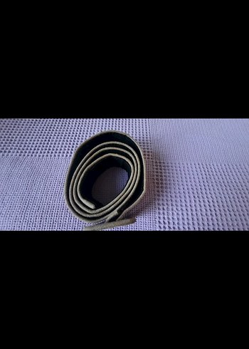 Bej Süet Tokalı Kadın Kemer - Görsel 2