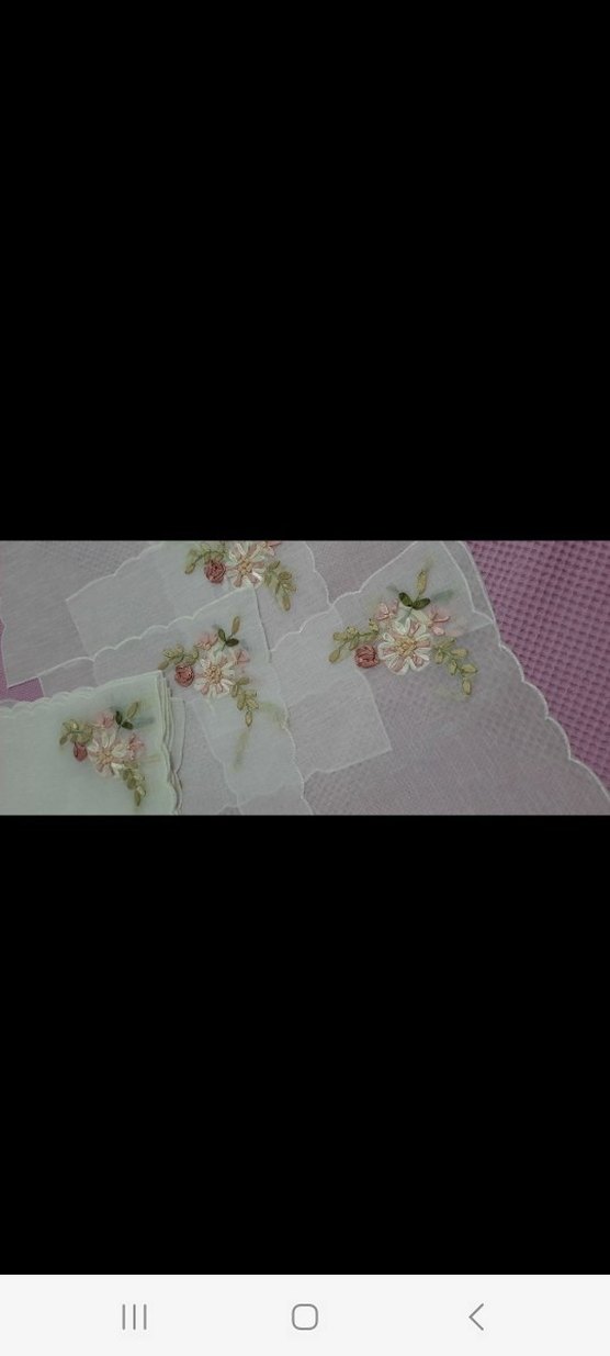 Nakışlı Beyaz Pastel Peçeteler Seti - Görsel 2